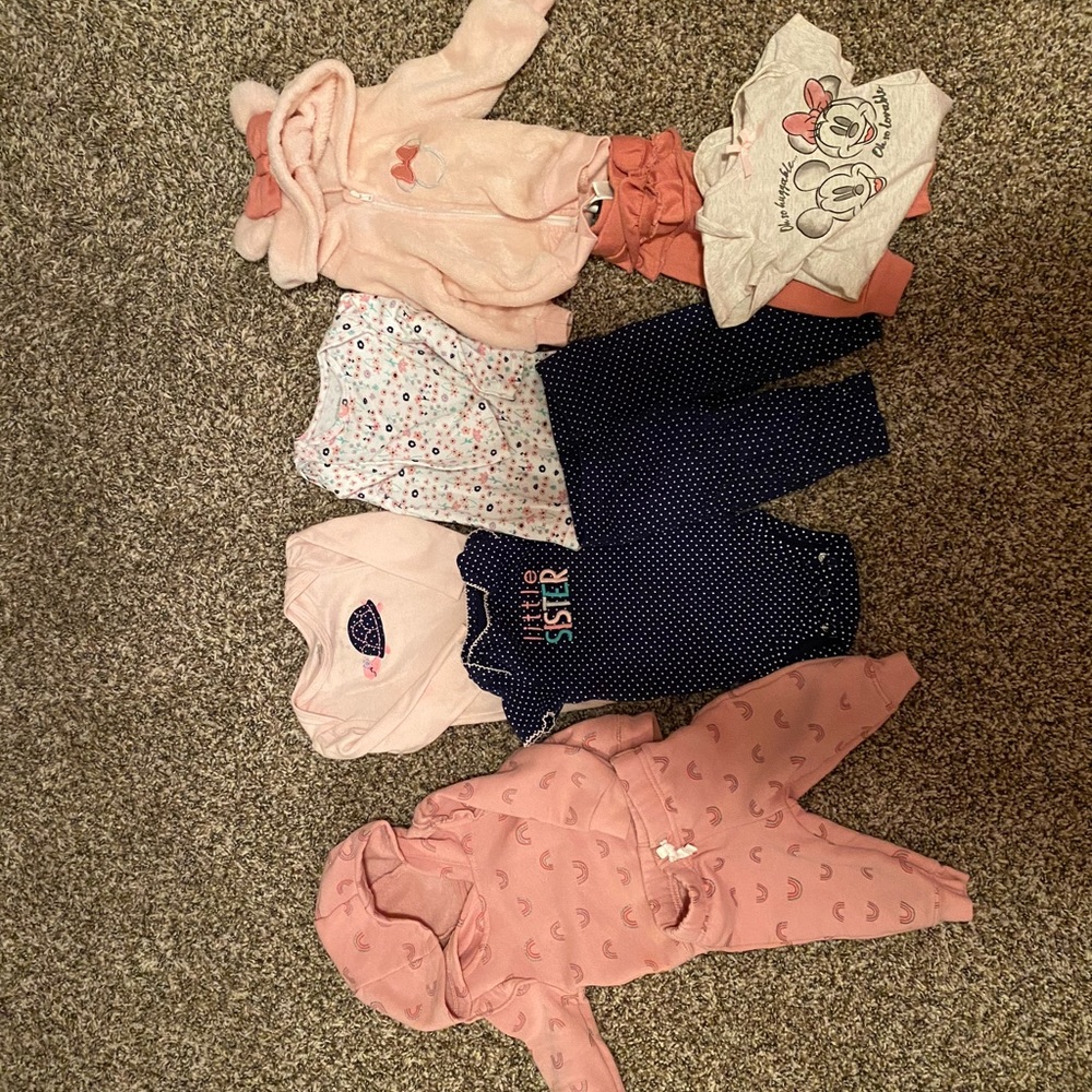 Baby Girl 3-6mo clothes